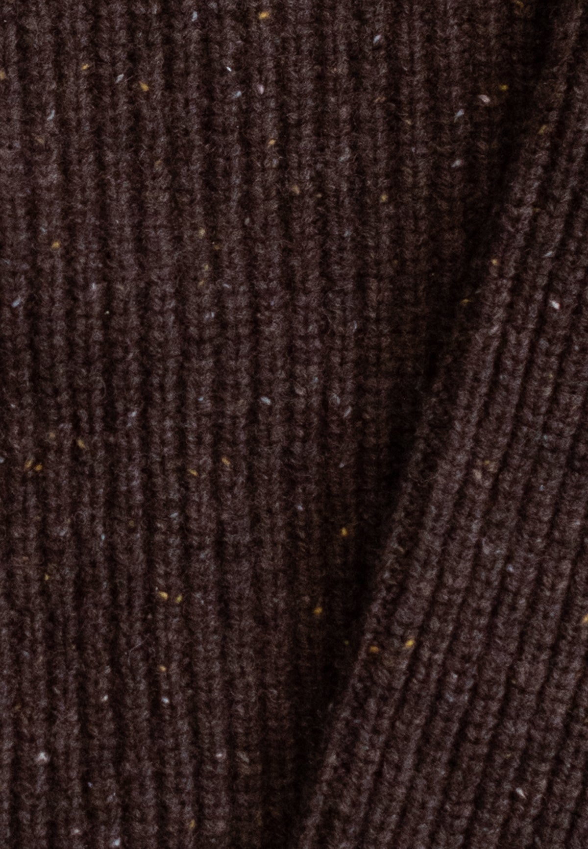 CARMEN KNITTED SWEATER BROWN - Moeon