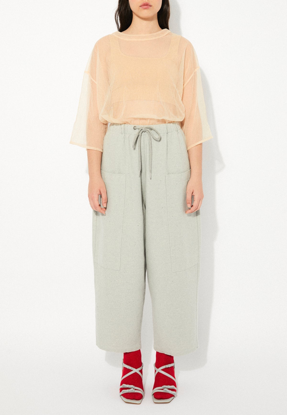 EVERGREEN PANTS LIGHT GREY - Moeon