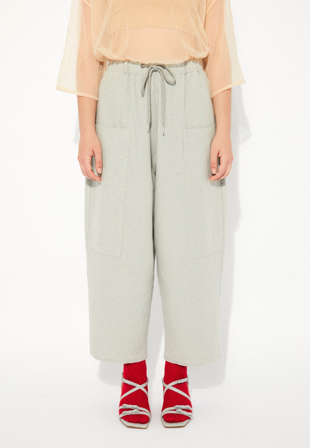 EVERGREEN PANTS LIGHT GREY - Moeon