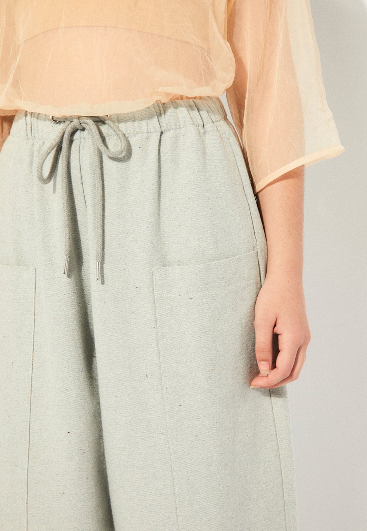 EVERGREEN PANTS LIGHT GREY - Moeon