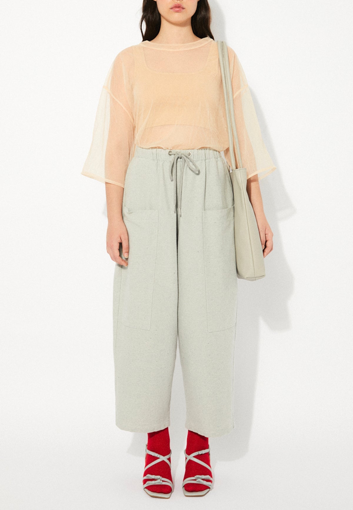EVERGREEN PANTS LIGHT GREY - Moeon
