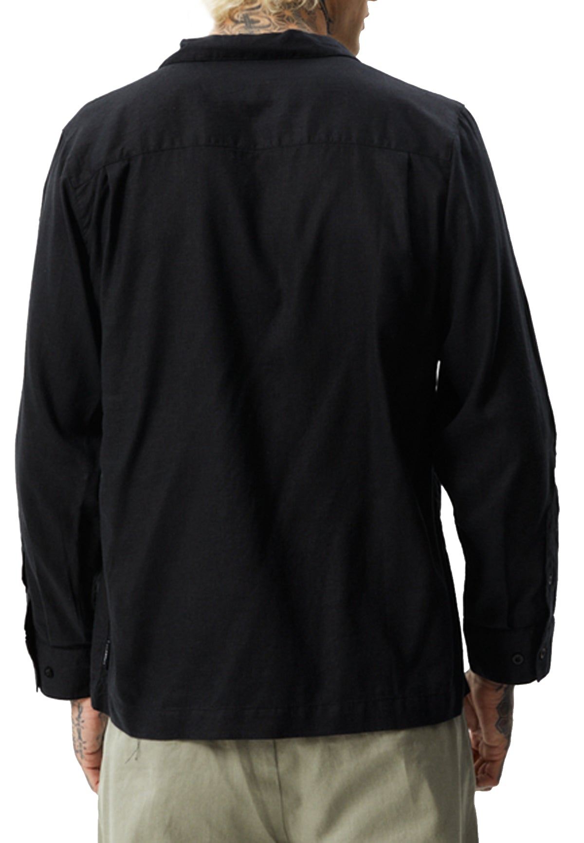 HEMP CUBAN LONG SLEEVE SHIRT - Moeon