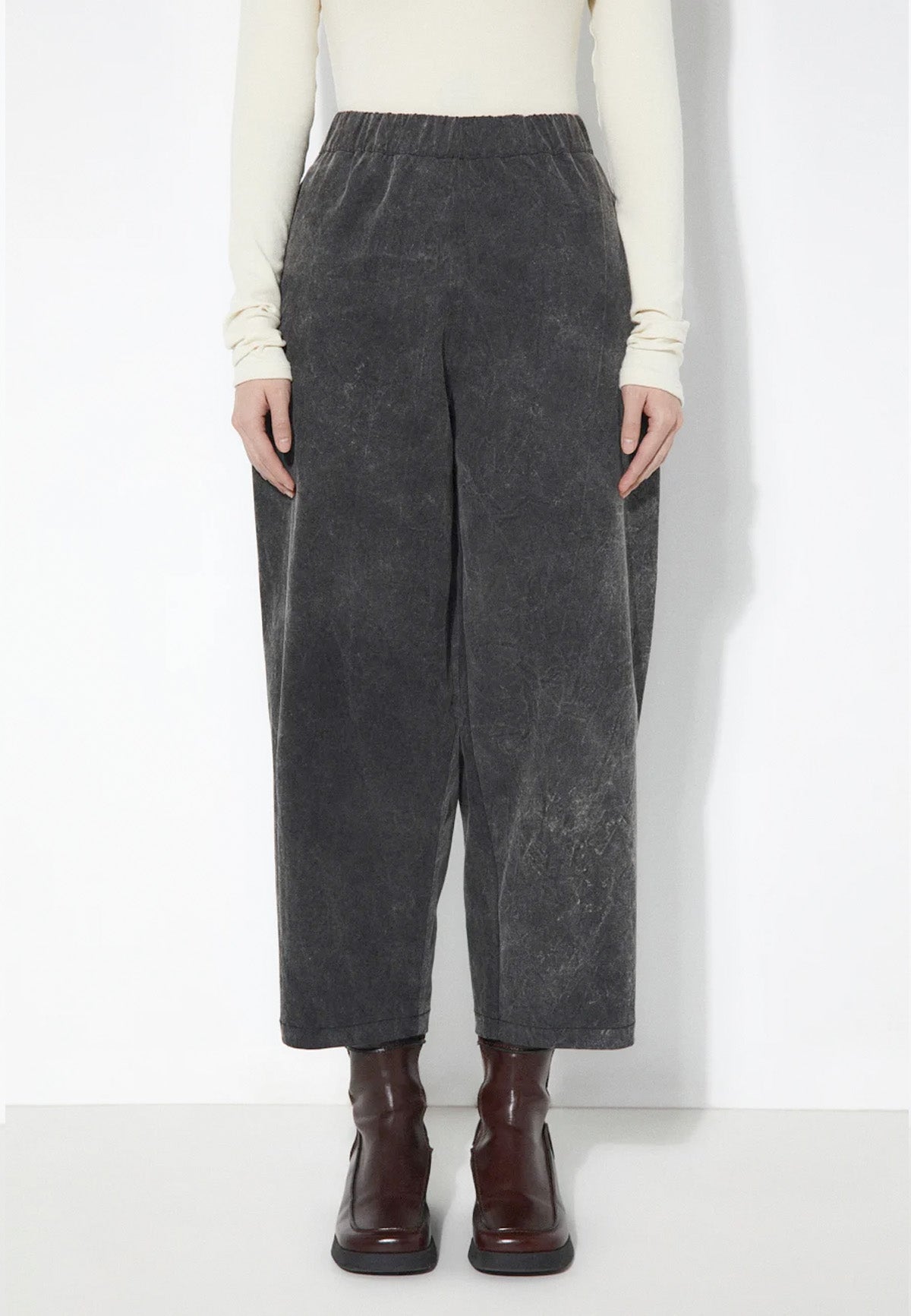 HETI PANTS DARK GREY - Moeon