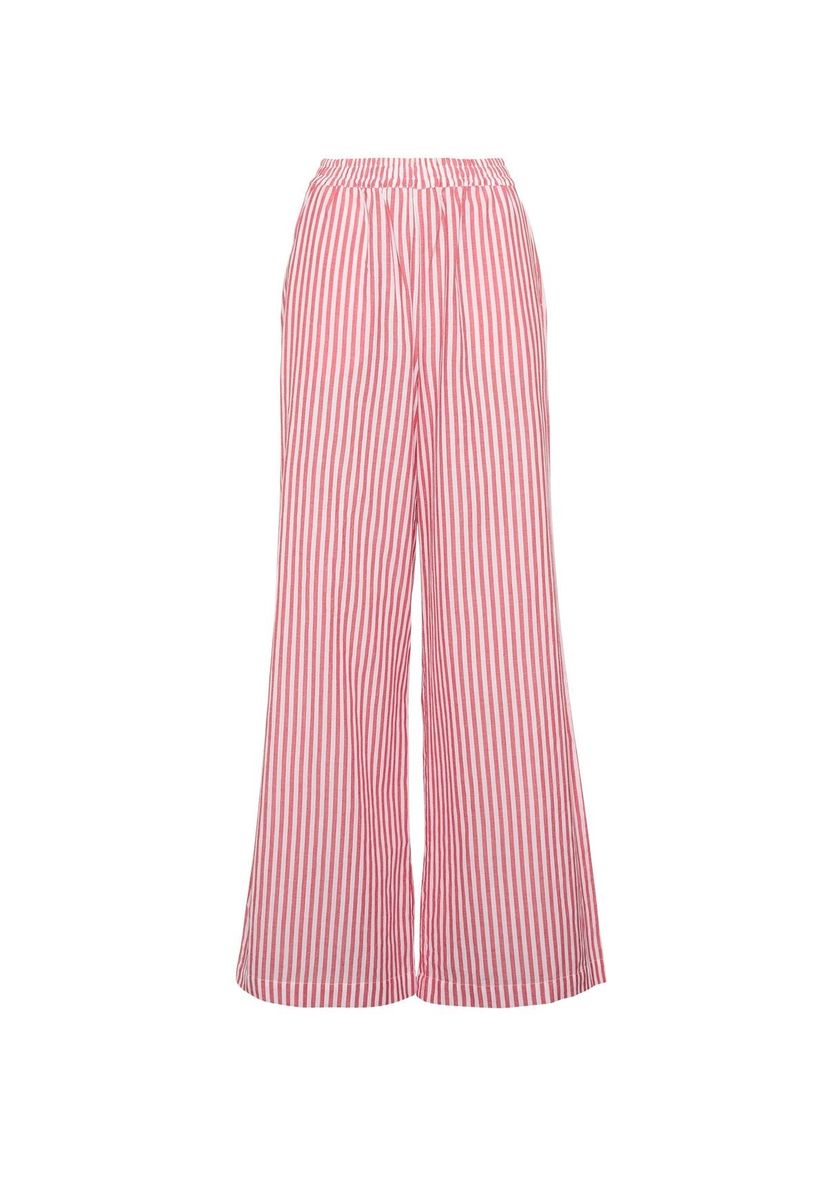 HILDE PANTS RED WHITE - Moeon