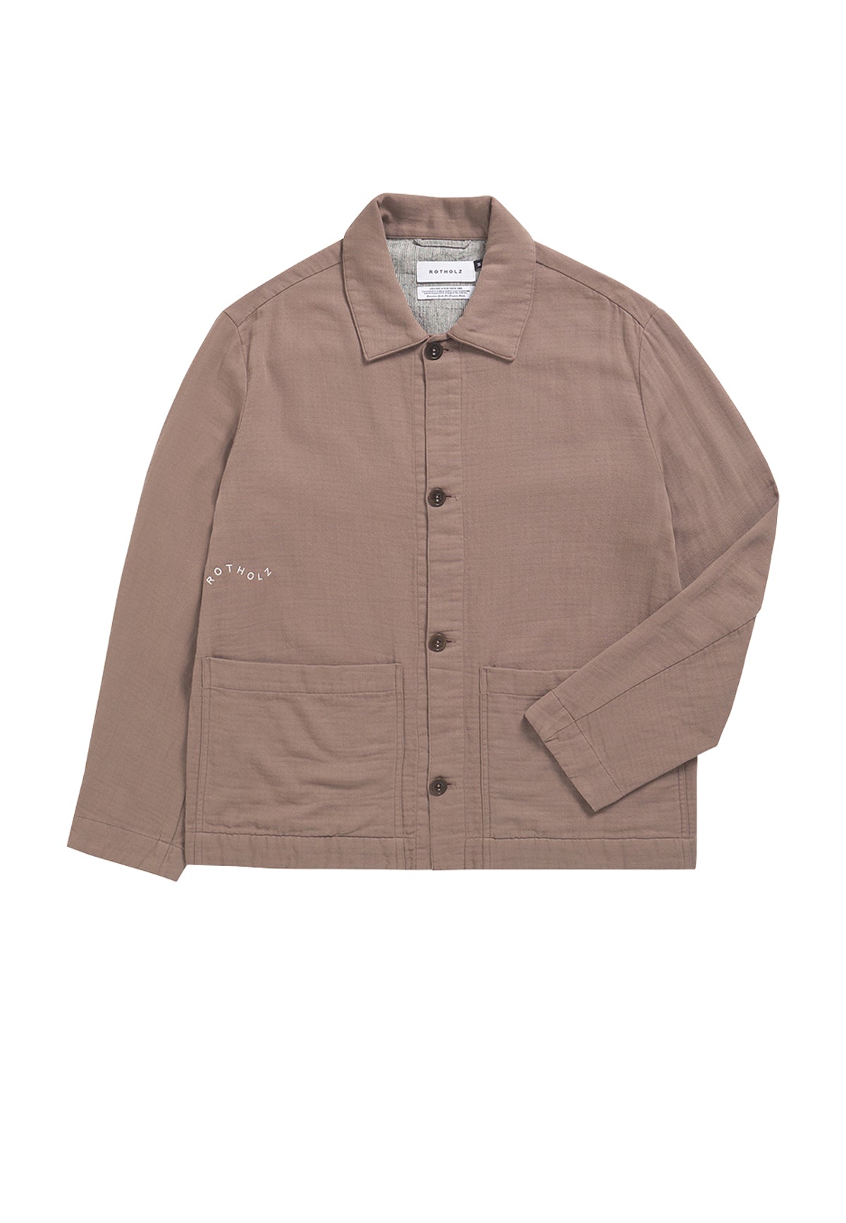 LIGHT OVERJACKET WASHED BROWN - Moeon