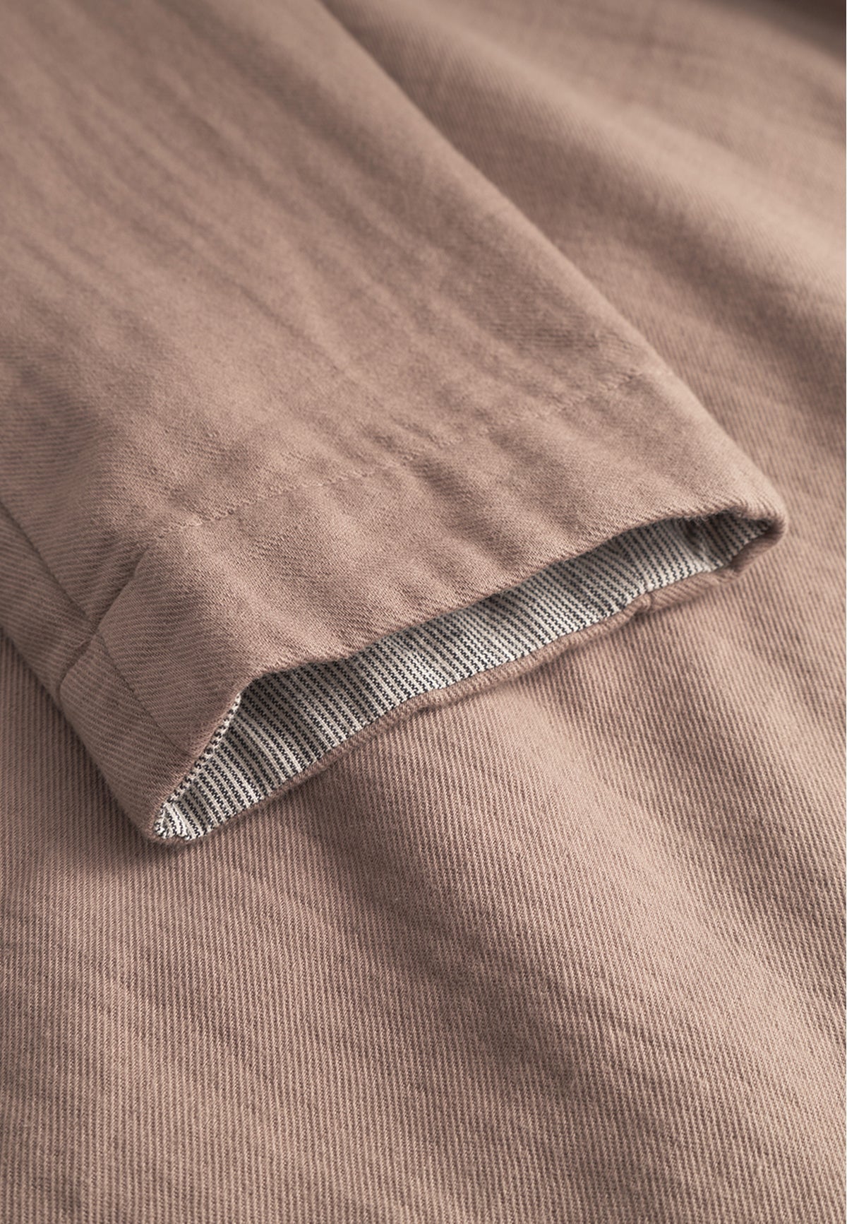 LIGHT OVERJACKET WASHED BROWN - Moeon