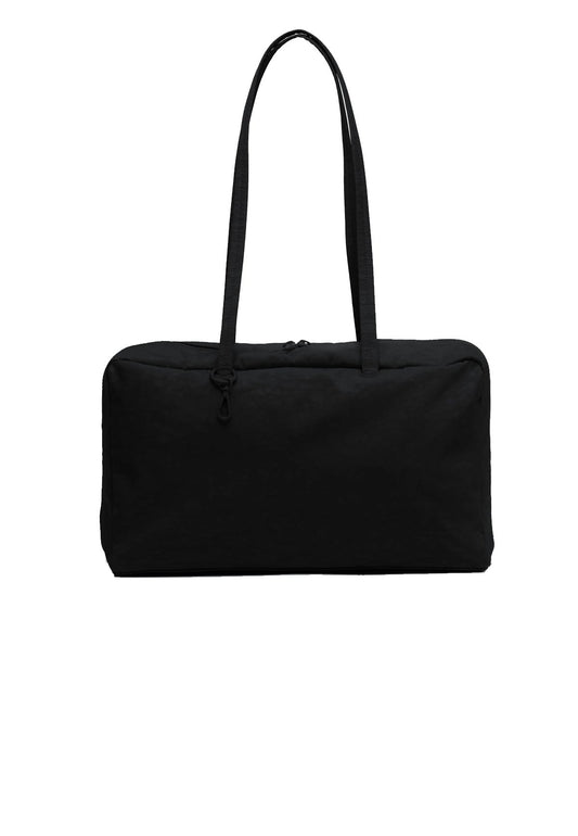 MEDIUM NYLON BOWLER BAG BLACK - Moeon