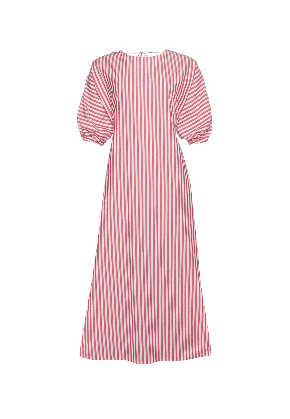 MENDEZ DRESS RED WHITE - Moeon