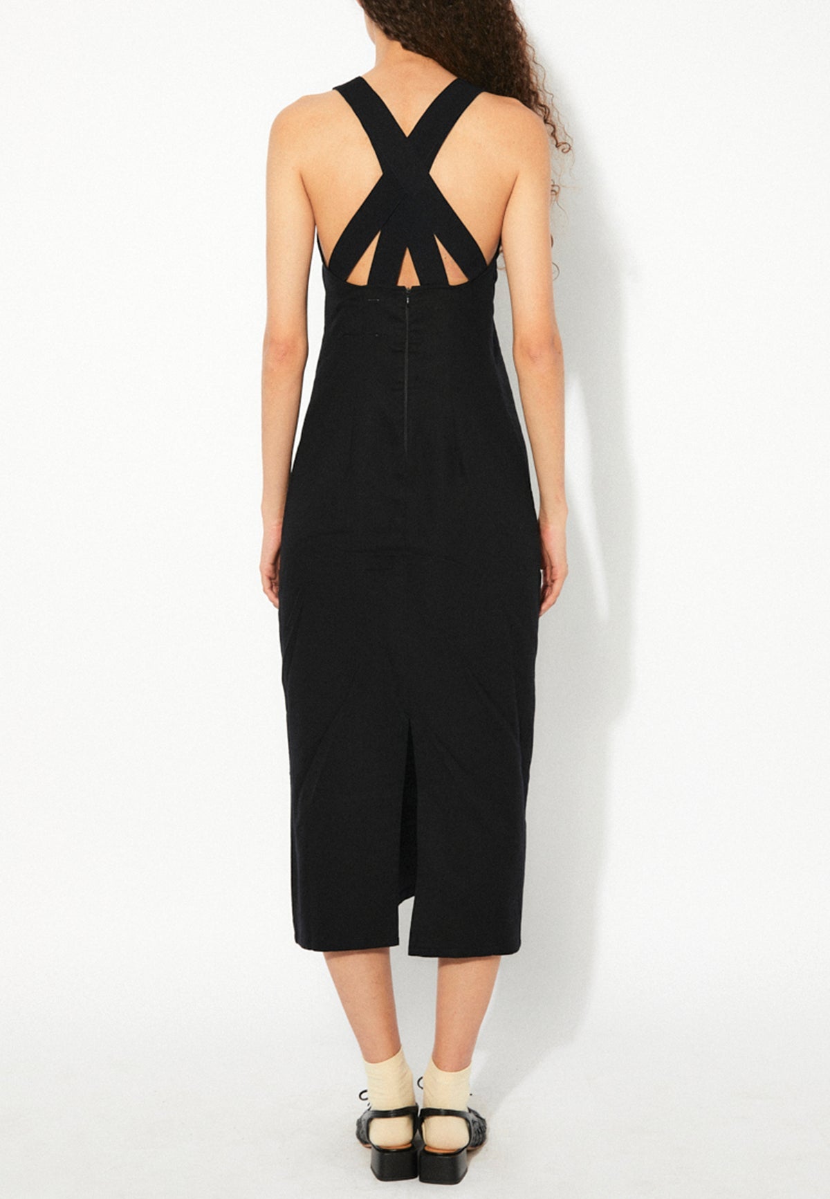 OYSTER DRESS BLACK - Moeon