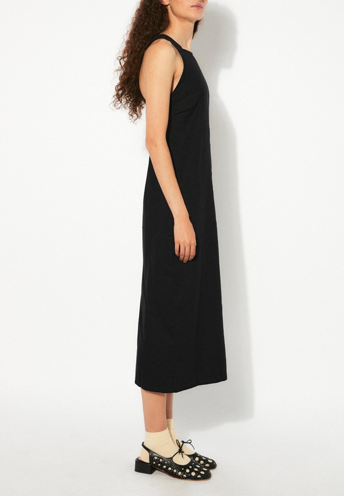OYSTER DRESS BLACK - Moeon