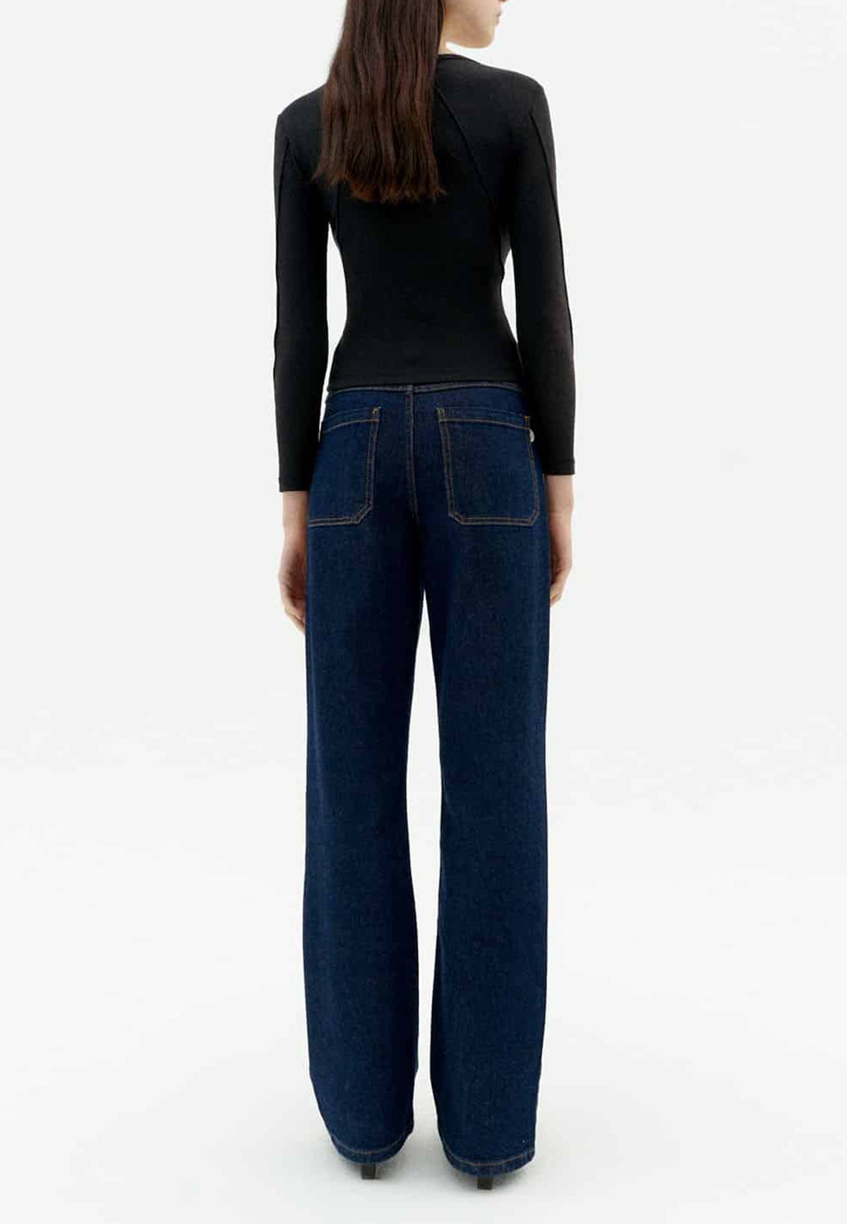 SUSAN TOP BLACK - Moeon