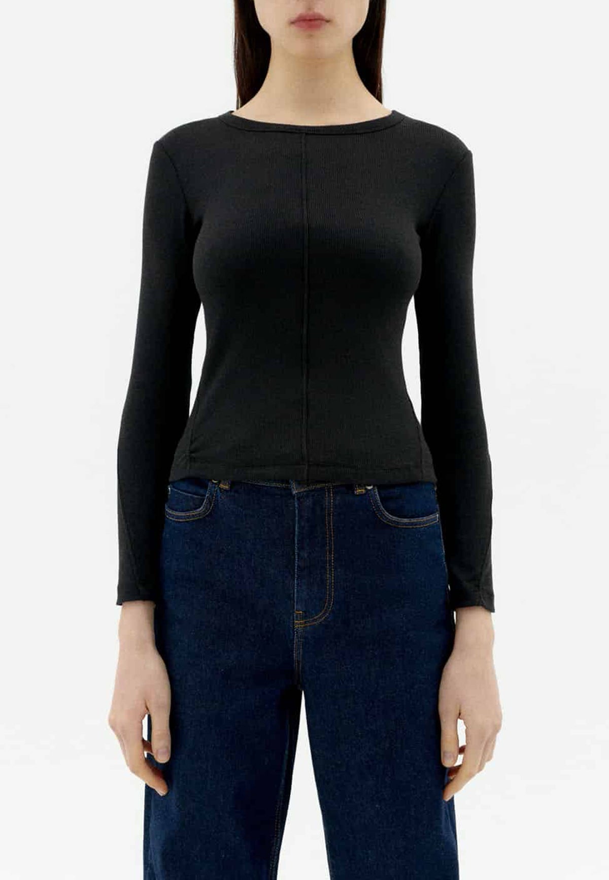 SUSAN TOP BLACK - Moeon
