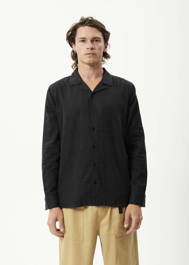 CRITICAL MENS SHIRT BLACK - Moeon