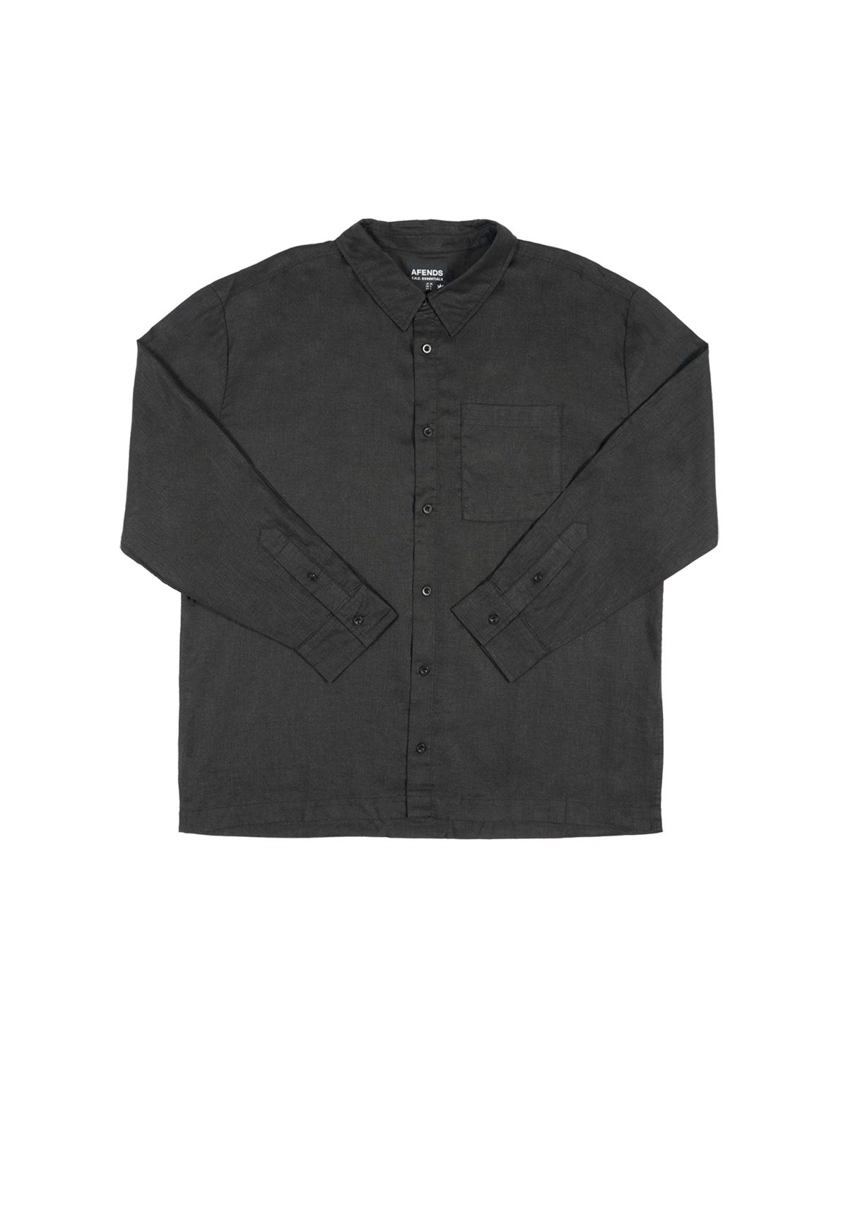 CRITICAL MENS SHIRT BLACK - Moeon