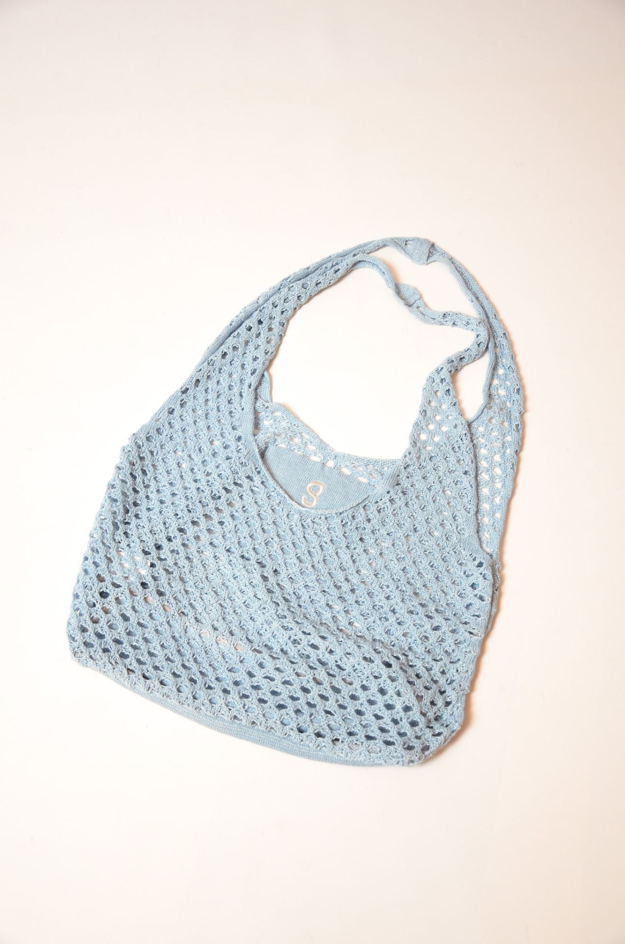 TIED CROCHET BAG