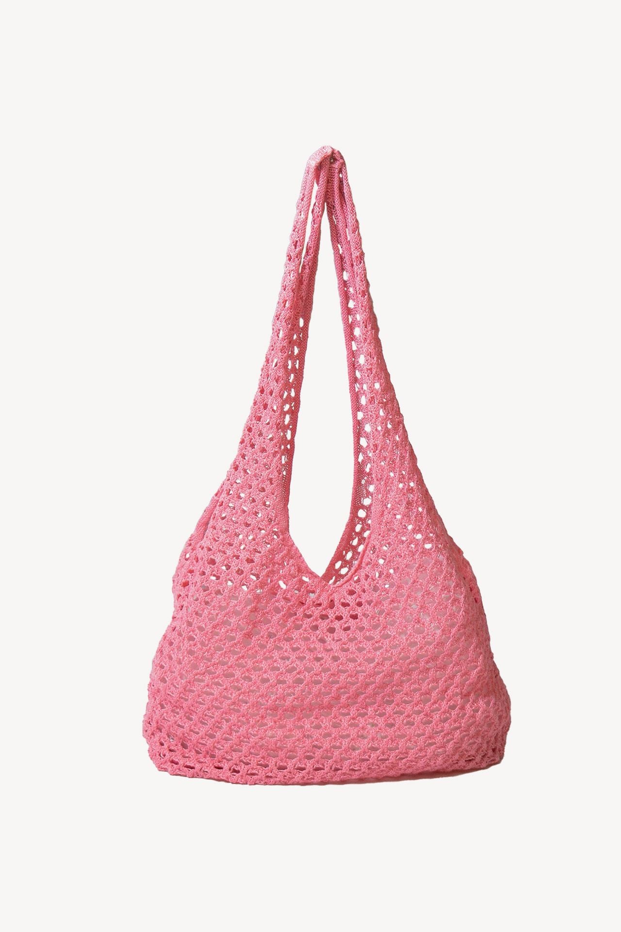 TIED CROCHET BAG