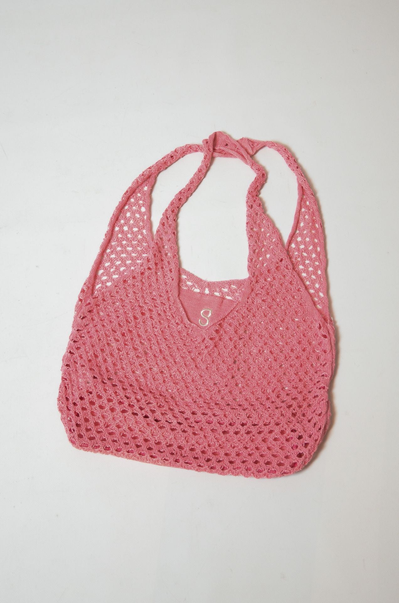 TIED CROCHET BAG