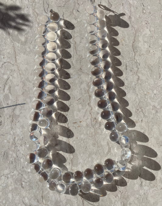 CLEAR DROPS NECKLACE