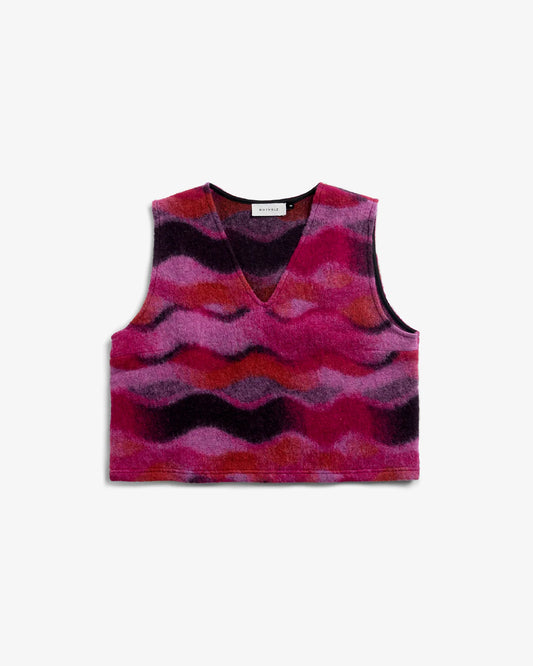 CROPPED WOOL VEST