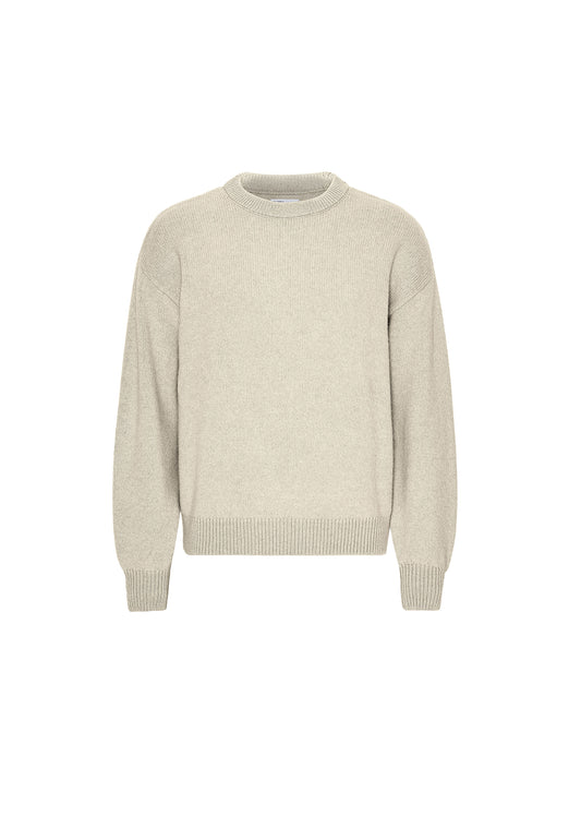 MERINO WOOL OVERSIZED CREW