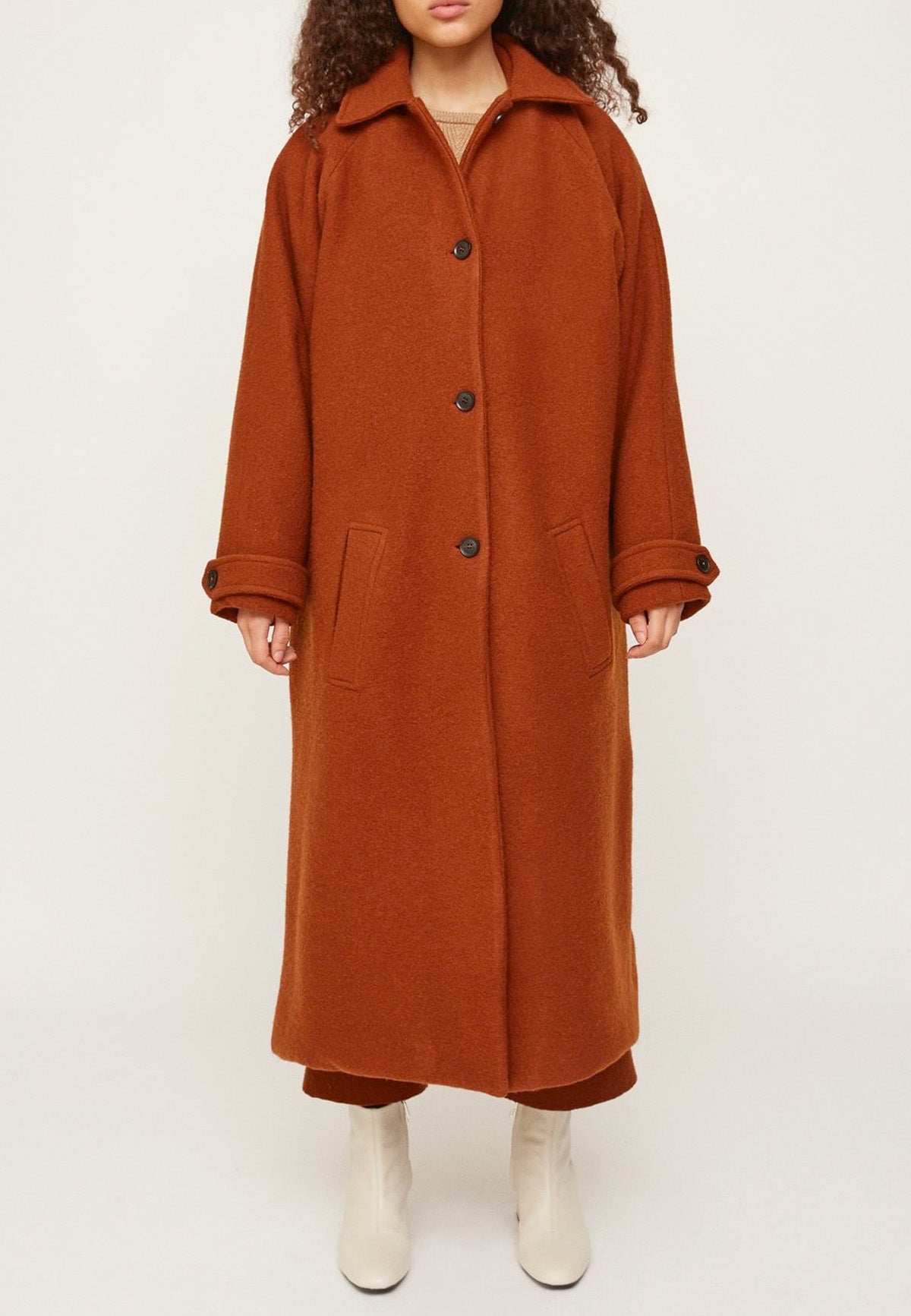 ALINE COAT RUST - Moeon