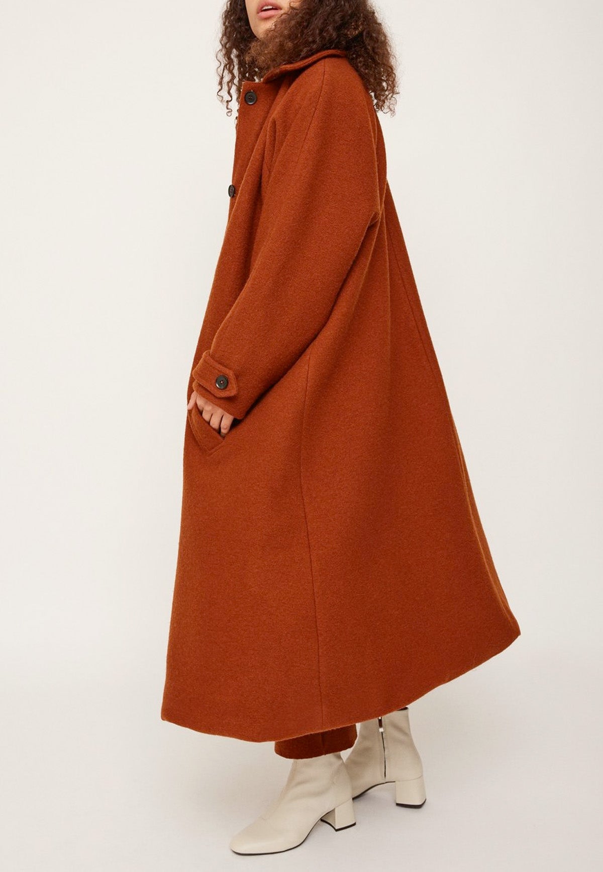 ALINE COAT RUST - Moeon