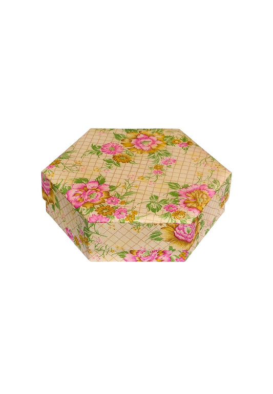 ALISON HEXAGON SILK BOX - Moeon