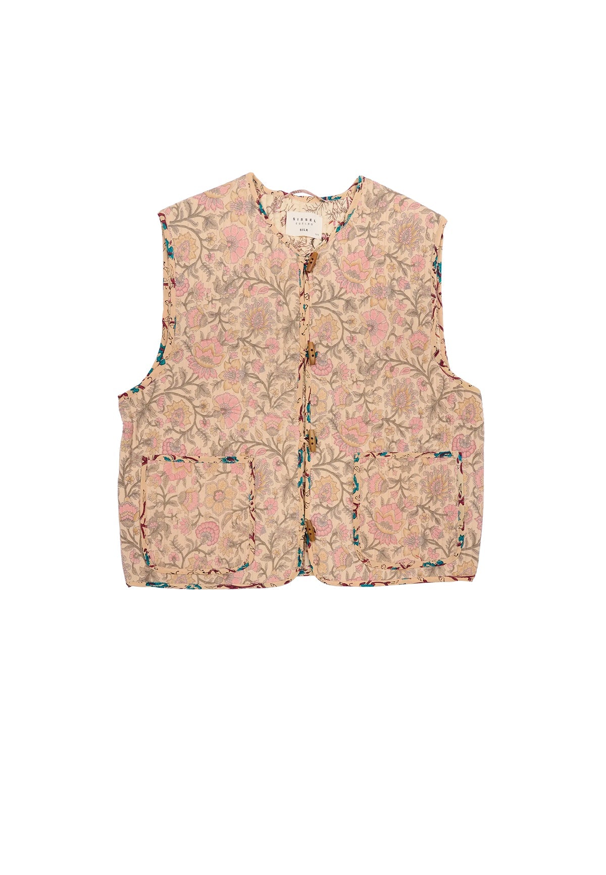 AMALIE SILK VEST - Moeon