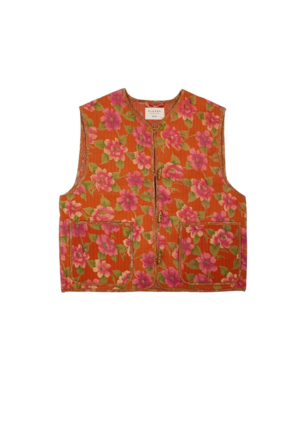 AMALIE SILK VEST - Moeon