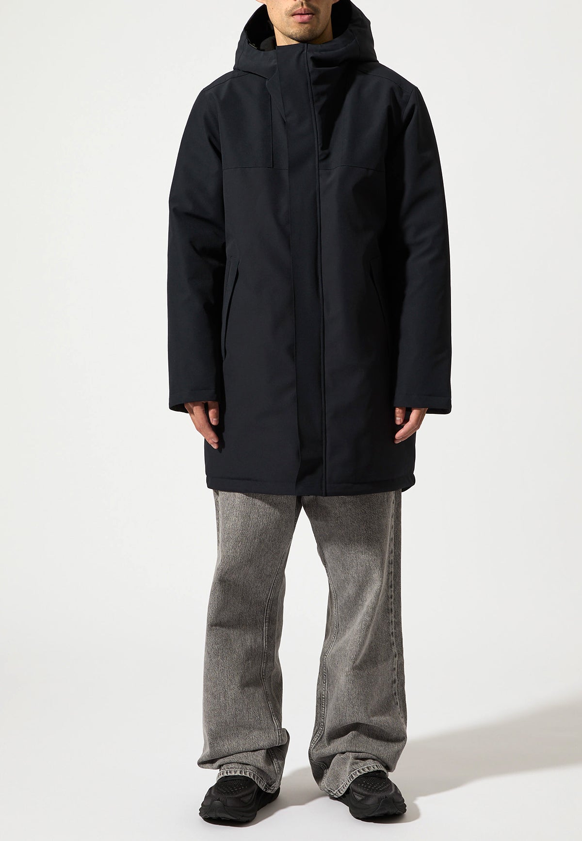 BRYSON PARKA CARBON NAVY - Moeon