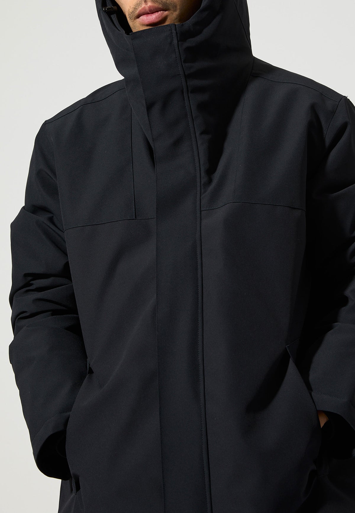 BRYSON PARKA CARBON NAVY - Moeon