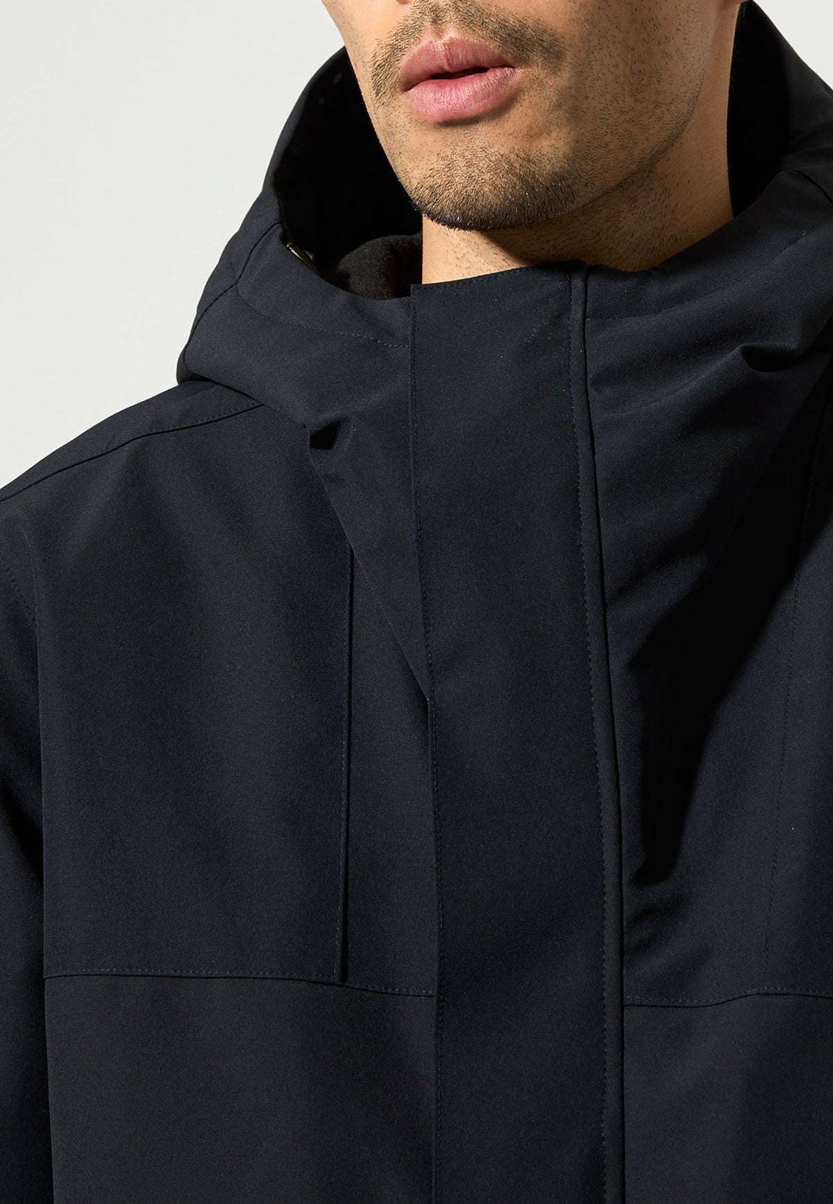 BRYSON PARKA CARBON NAVY - Moeon