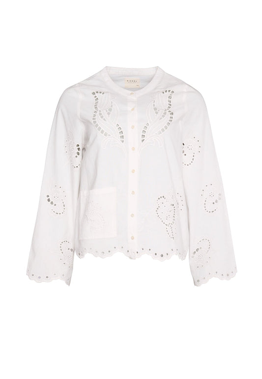 CECILIE COTTON SHIRT WHITE - Moeon