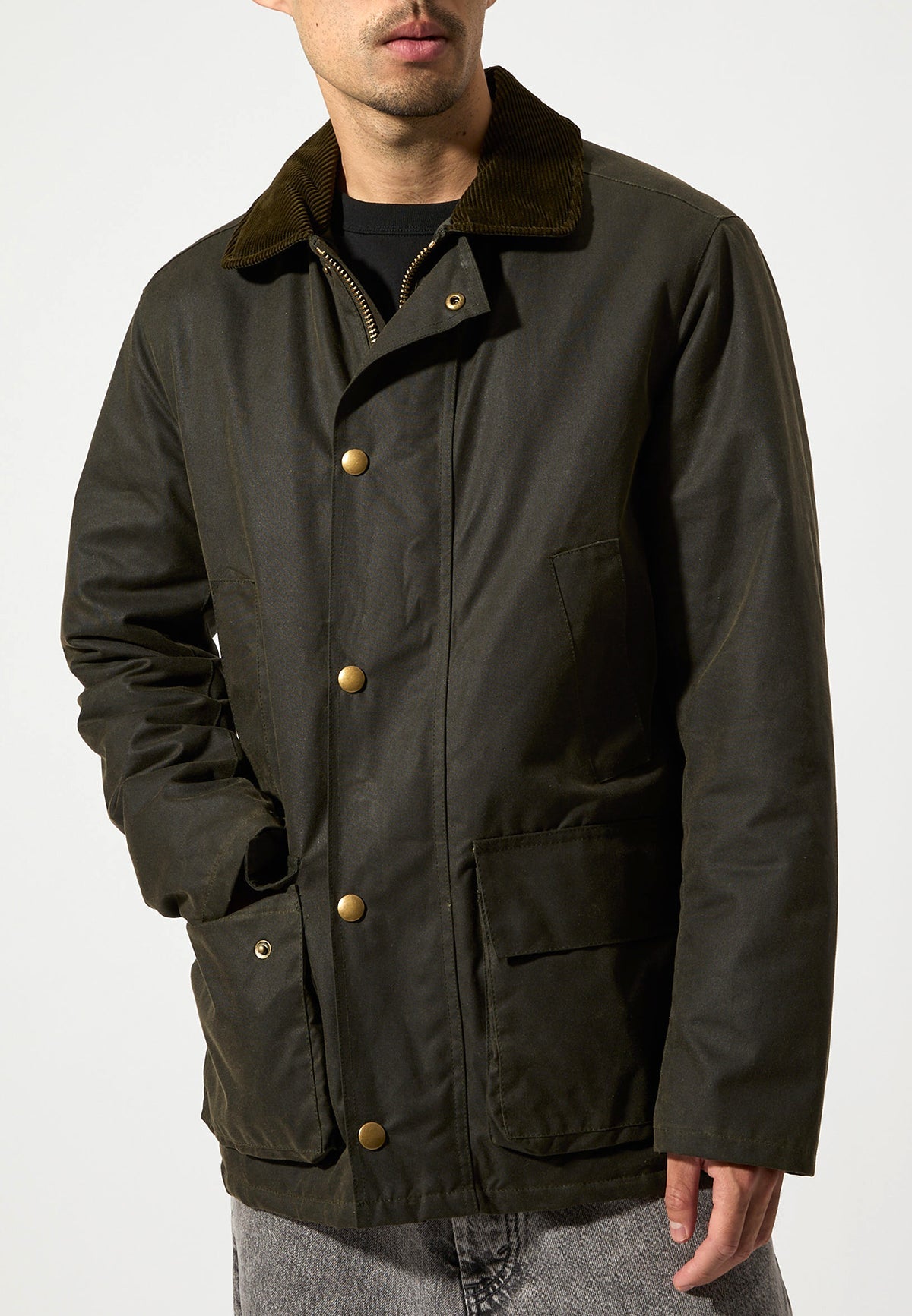 CURTIS JACKET OLIVE - Moeon