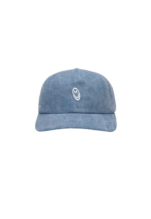 DENIM CAP FLOPPY SMILE - Moeon