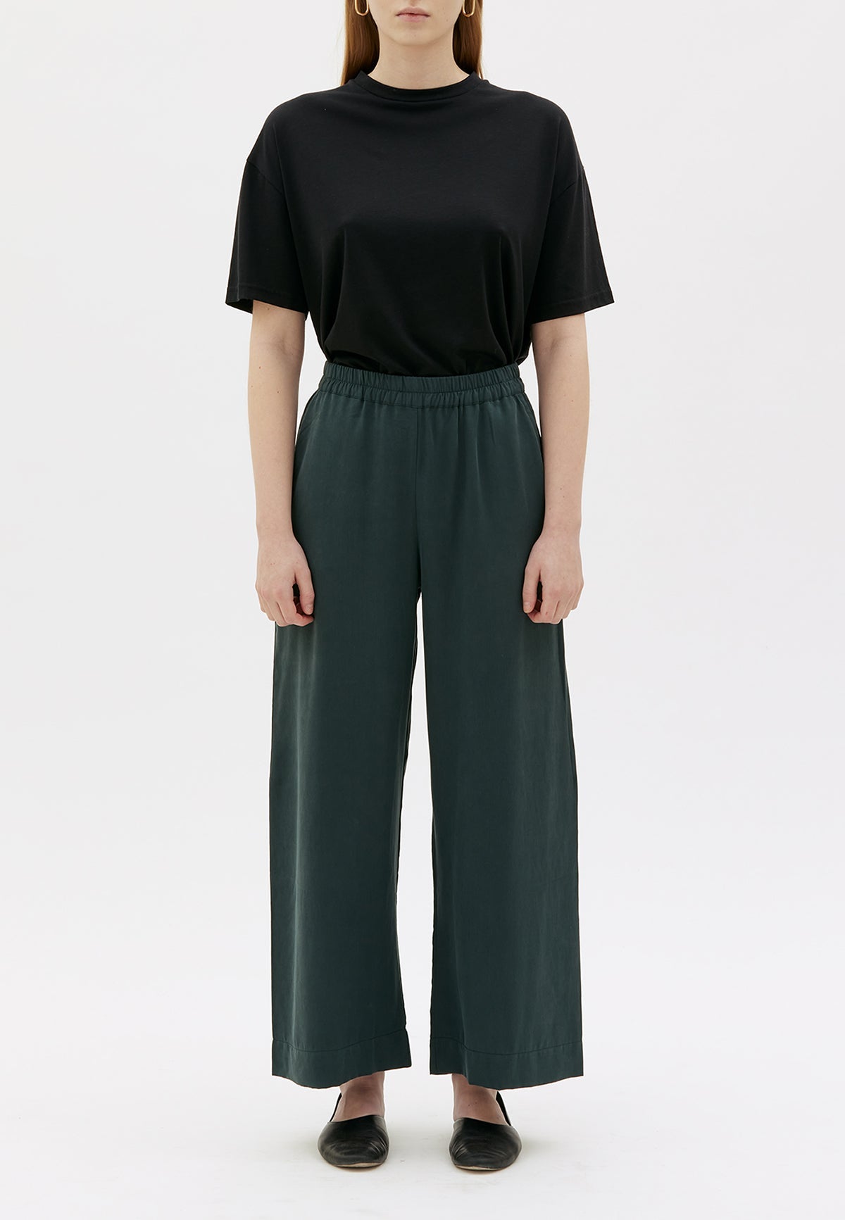 FLOWY TENCEL PANTS - Moeon