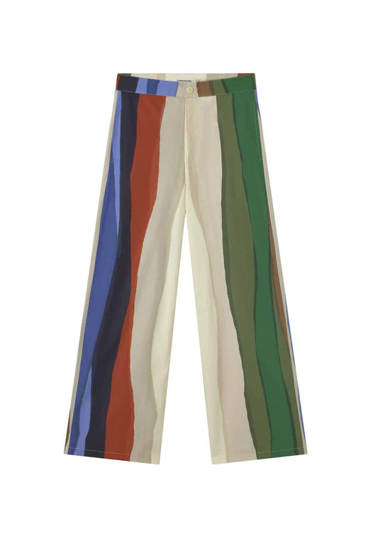 KARINA PANTS RIVER MULTICOLOR - Moeon