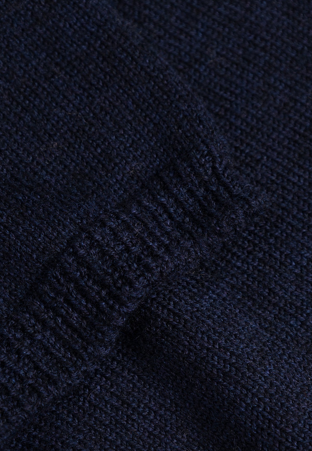 KNIT HOOD CLASSIC NAVY - Moeon