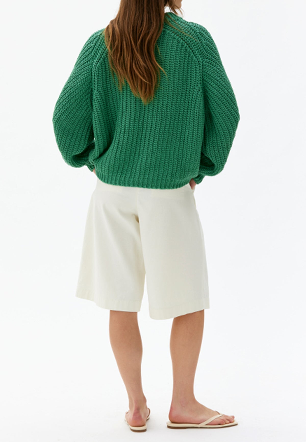 LARK CHUNKY ORGANIC COTTON SWEATER - Moeon