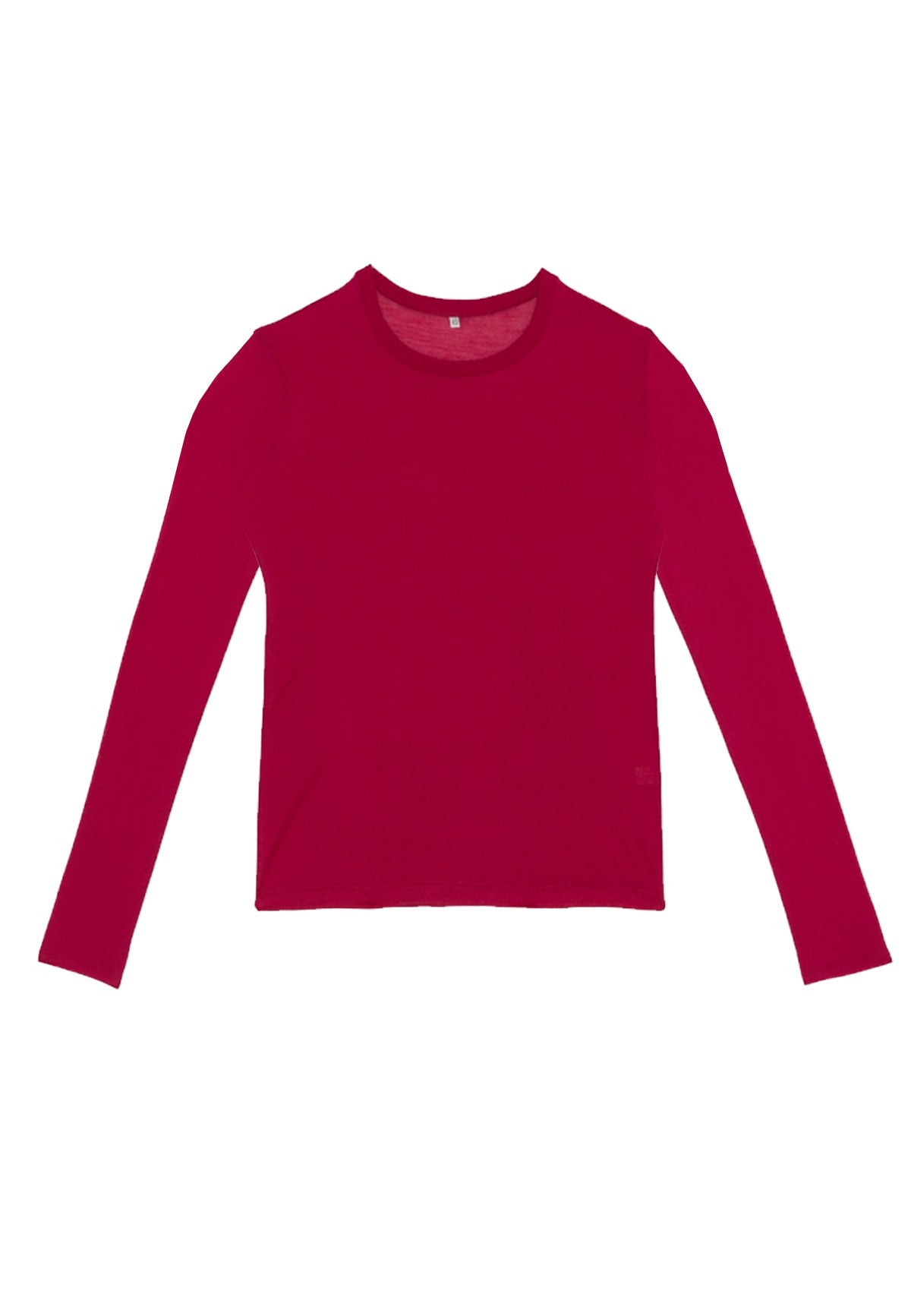 LONG SLEEVE TEE BAMBOO FUSHIA - Moeon