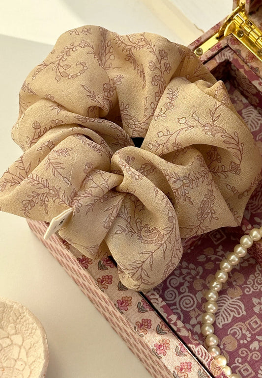 MEADOW SILK SCRUNCHIE - Moeon