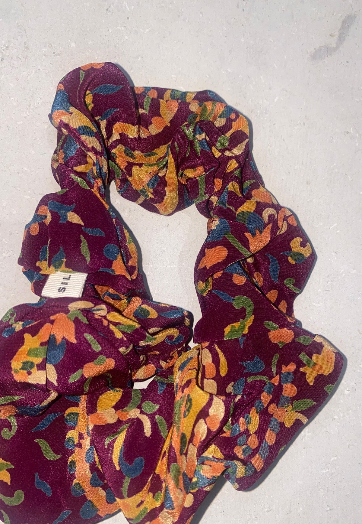 MEADOW SILK SCRUNCHIE - Moeon