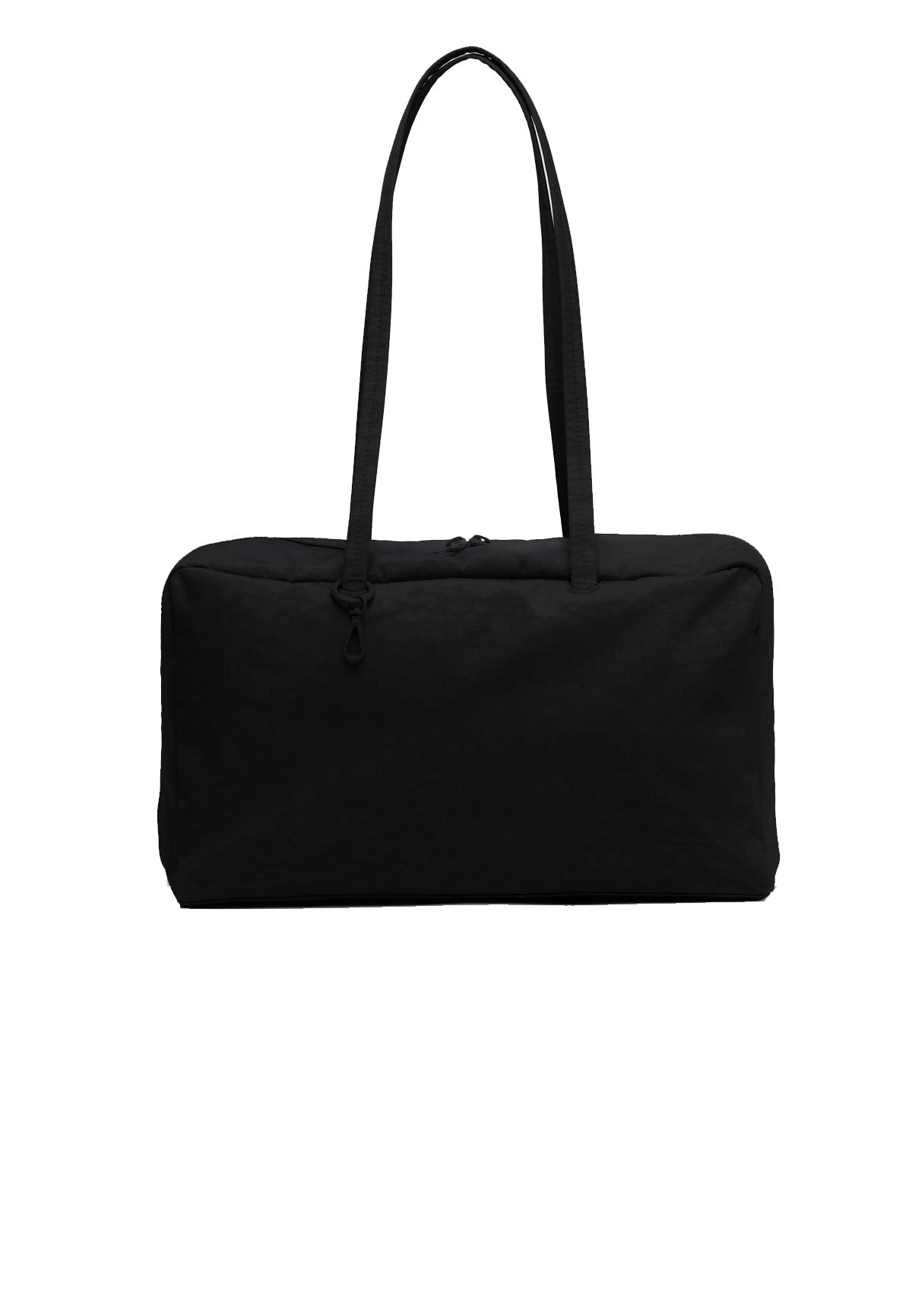 MEDIUM NYLON BOWLER BAG BLACK - Moeon