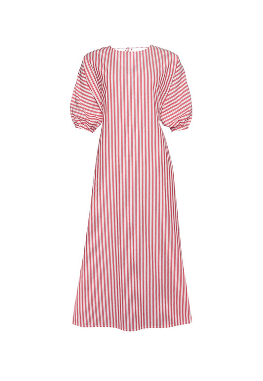 MENDEZ DRESS RED WHITE - Moeon