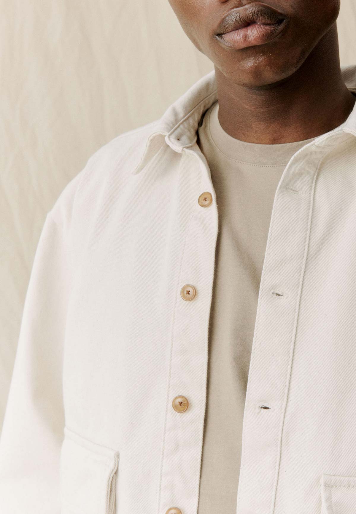 OBSTACLE OFF WHITE SHIRT - Moeon