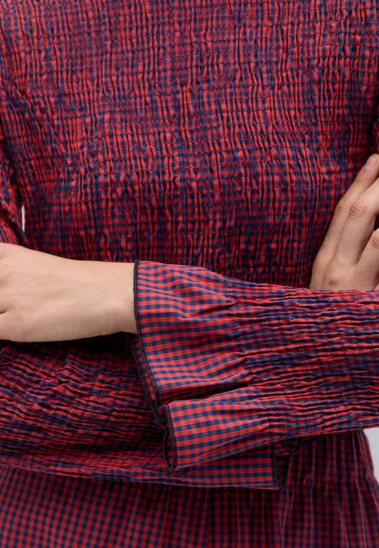 OLGA TOP CHECKERED - Moeon