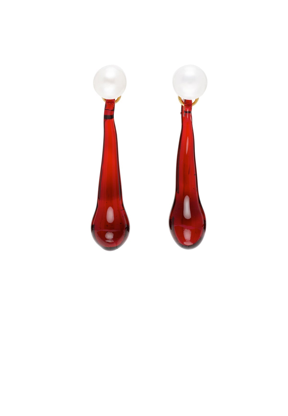 PEARL & DROP EARRING - Moeon