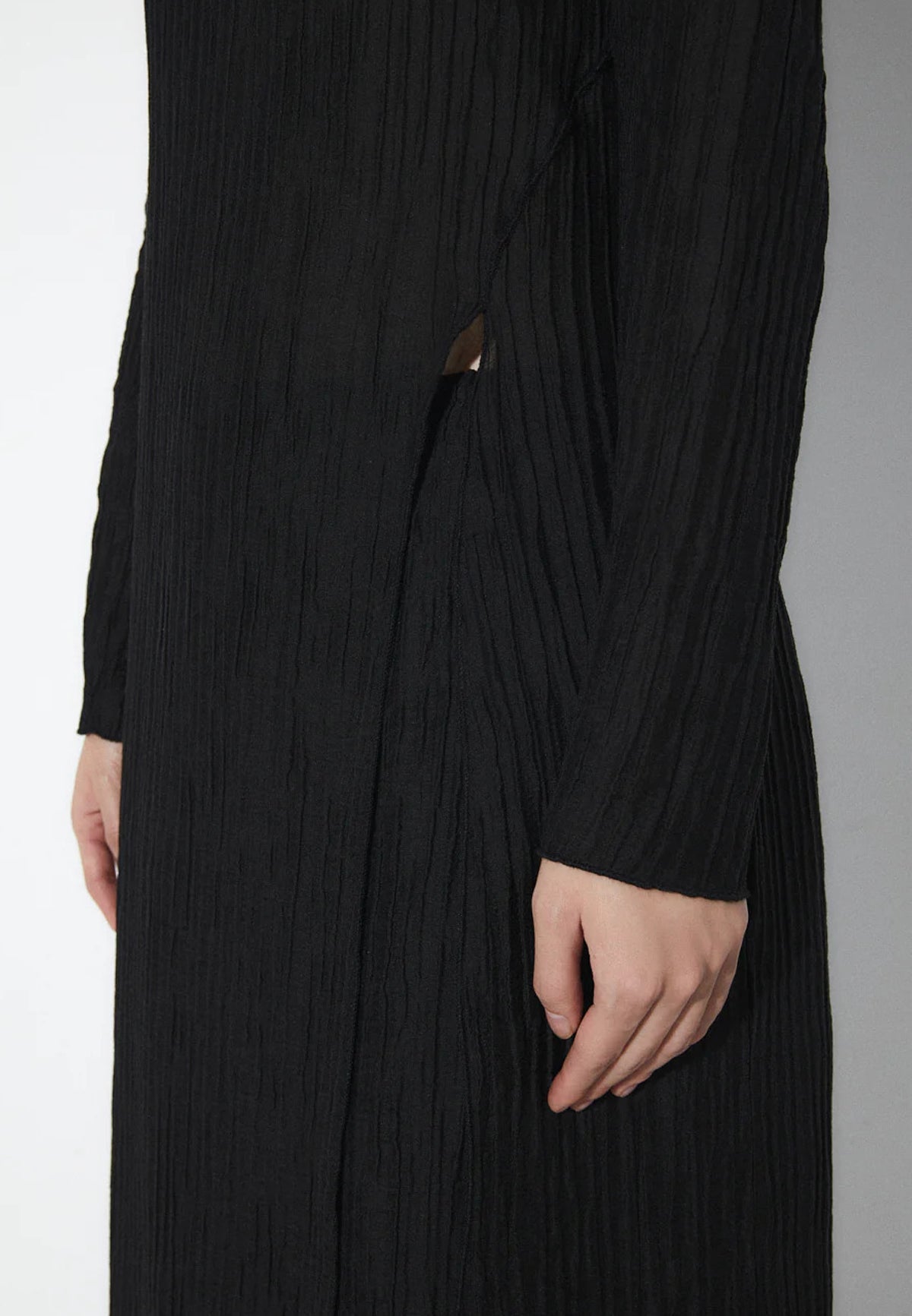 SAFO LONG SHIRT BLACK - Moeon