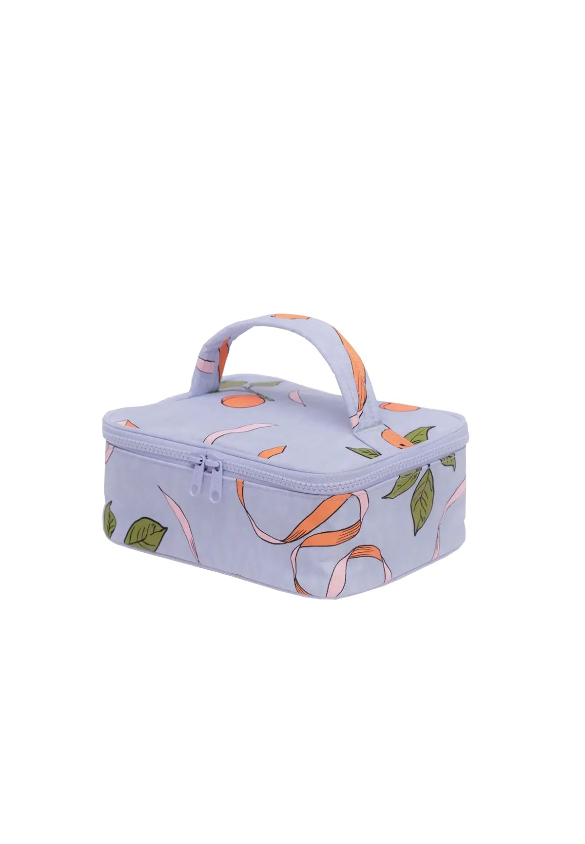 SMALL COSMETIC CASE APRICOTS & RIBBONS - Moeon