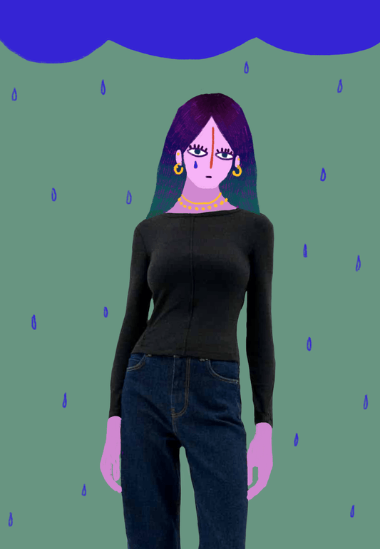 SUSAN TOP BLACK - Moeon